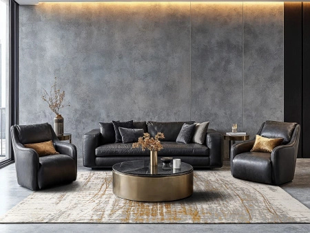 Louis de Poortere Mad Men Griff Columbus Gold rug 8419