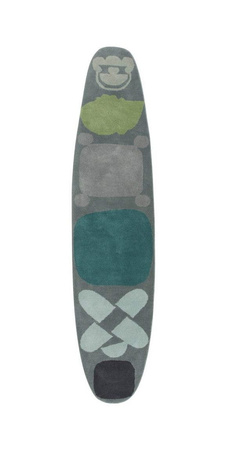 Dywan Gan Hand Tufted Surf Race Índico Blue