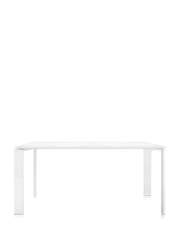  Four Soft Touch 158x79 cm Stół Biały Biały