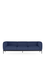 Asia Sofa Three-Seater (Bouclè) Blue