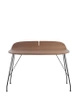 Earl Of Wood 119x65 cm Desk Dark Wood Black