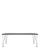 Max 190x90 cm Anthracite Chrome Table