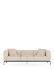 Asia Sofa Three-Seater (Cotone Structure) Beżowy