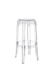 Charles Ghost 75 cm Bar Chair Transparent