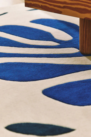 Toulemonde Bochart Corail Bleu carpet