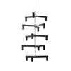 Lampa Wisząca Nemo Crown Multi Czarny Platerowany