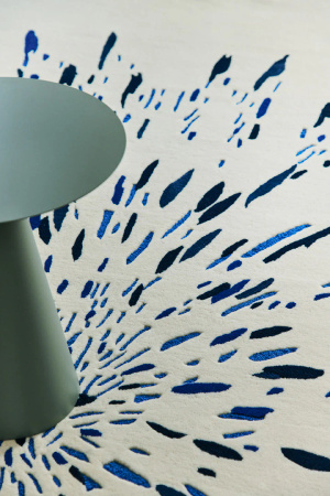 Toulemonde Bochart Paint Blanc Bleu Carpet