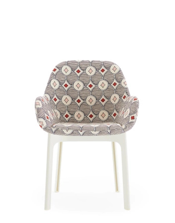 Clap Rubelli Armchair White Cream