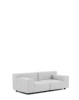 Plastics Tech Fabric Two-Seater Sofa White