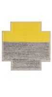 Dywan Gan Mangas Space Plait Yellow Square