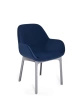 Clap Aquaclean Armchair Gray Navy Blue