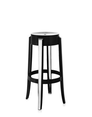 Charles Ghost 75 cm Bar Stool Black