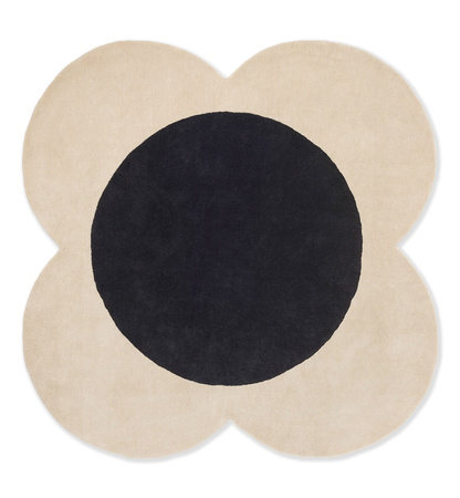 Dywan Orla Kiely Flower Spot ECRU/BLACK 158409