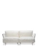 Pop Outdoor Two-Seater Sunbrella Sofa White
