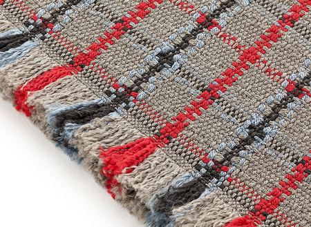 Poduszka Gan Garden Layers Big Tartan Blue