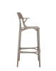 A.I. Stool Recycled 75 cm Hocker Grey
