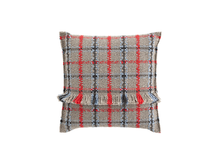 Poduszka Gan Garden Layers Big Tartan Blue