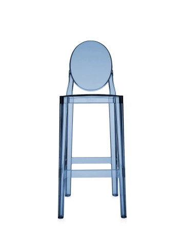 One More 75 cm Hocker Blue