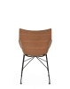 Q/Wood Soft Krzesło Ciemne Drewno Czarny FSC™