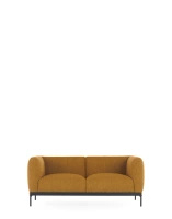 Asia Sofa Two-Seater (Bouclè) Mustard