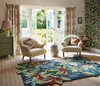 Sanderson ROBIN'S WOOD FOREST GREEN carpet 146508