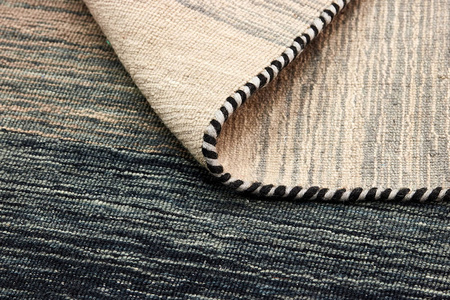 Rezas Panorama Kelim Black Grey Carpet