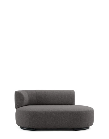 K-Waiting Dormeuse Bouclé Lounger Gray