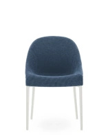 Eleganza Ela Brummel Chair White Blue