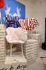 Alice's Flowers Pillow White