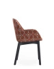 Clap Rubelli Armchair Black Brown