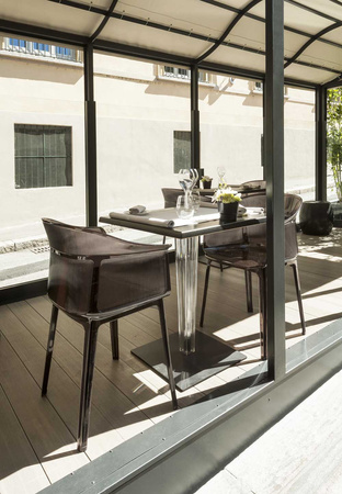 Toptop Contract Square Stolik Czarny