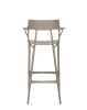 A.I. Stool Recycled 75 cm Hocker Grey