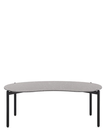 Undique Table Black Terrazzo Light Grey
