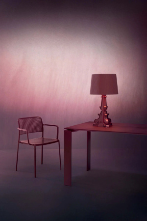 Bourgie Mat Limited Edition Lampa Stołowa Bordowy