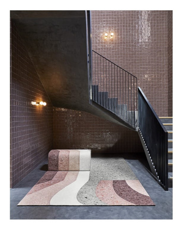 Gan Nuances Curve Burgundy Carpet
