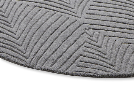 Wedgwood Carpet Folia 2.0 Round Cool Grey 038904