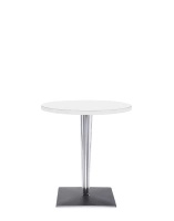 Top Round Outdoor Table White
