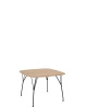Viscount of Wood Square Table Black Ash