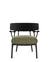 A.I. Lounge Texture Fotel Czarny Zielony