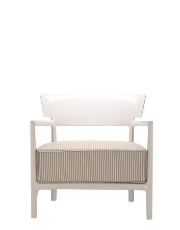 Cara Outdoor Armchair White Beige