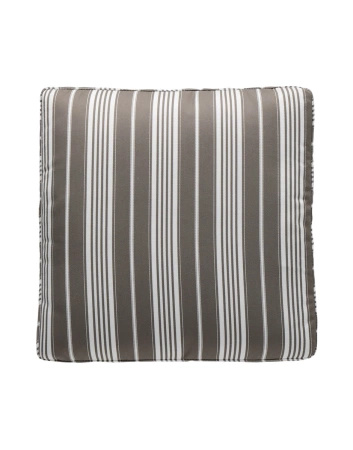 Cushion Stripes 48x48 cm Pillow Taupe