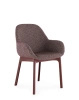 Clap Tissue Shirley Armchair Burgundy Brickwork