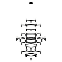 Nemo Crown Summa Black Plated Pendant Lamp