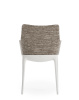 Eleganza Nia Chair White Light Brown
