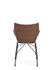 Q/Wood Basic Veneer Chair Dark Wood Black FSC™