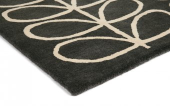 Orla Kiely Linear Stem Slate Carpet 060505