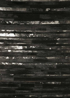 Serge Lesage Hoover Noir leather rug