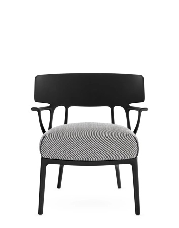 A.I. Lounge Outdoor Armchair Black White