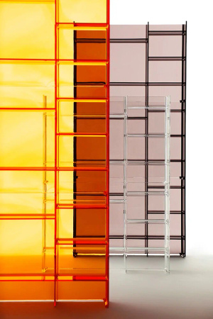Sound-Rack Amber Bookcase