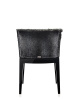 Mademoiselle Kravitz Chair Black Faux-Fur Snake Printed Fabric